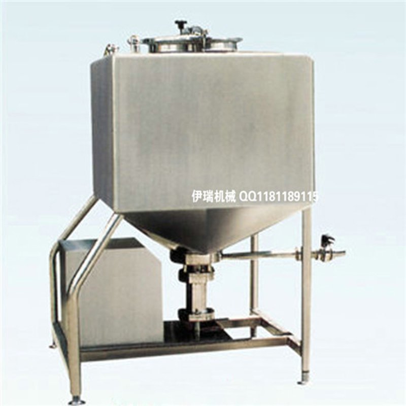 Emulsifying tank for daily use is made of 304 with the lid half open